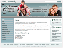 Tablet Screenshot of gilcreasemedicalgroup.com
